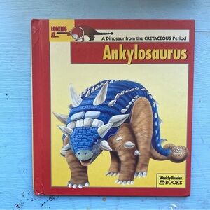 Vintage Ankylosaurus Dinosaur Book